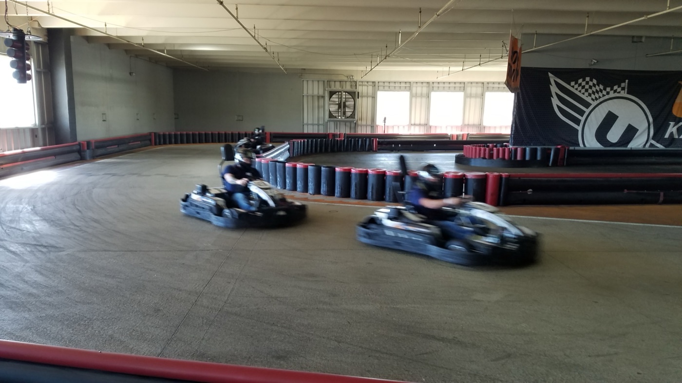 BAN Electric team at the Unser karting event