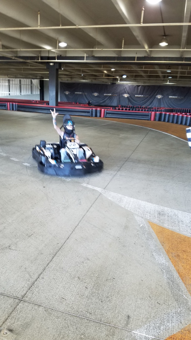 BAN Electric team at the Unser karting event