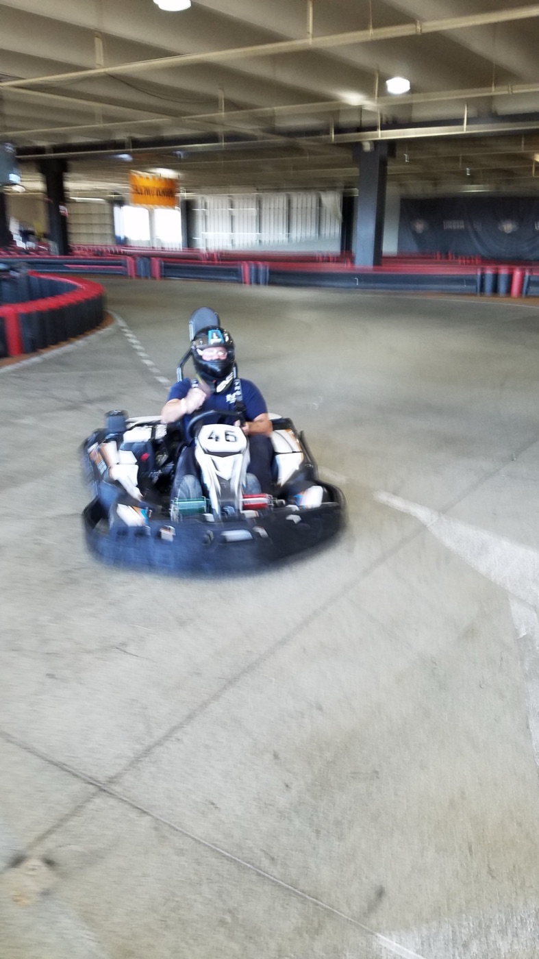 BAN Electric team at the Unser karting event
