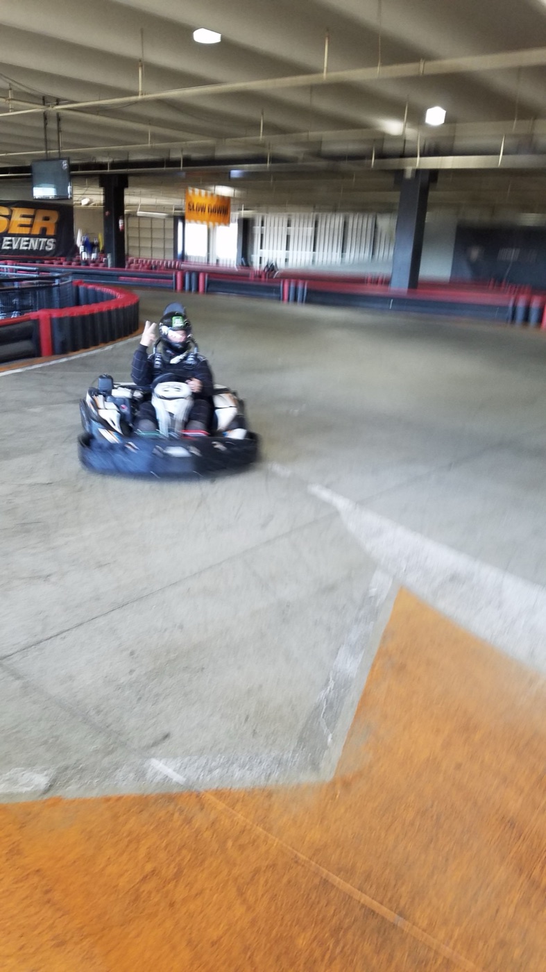 BAN Electric team at the Unser karting event