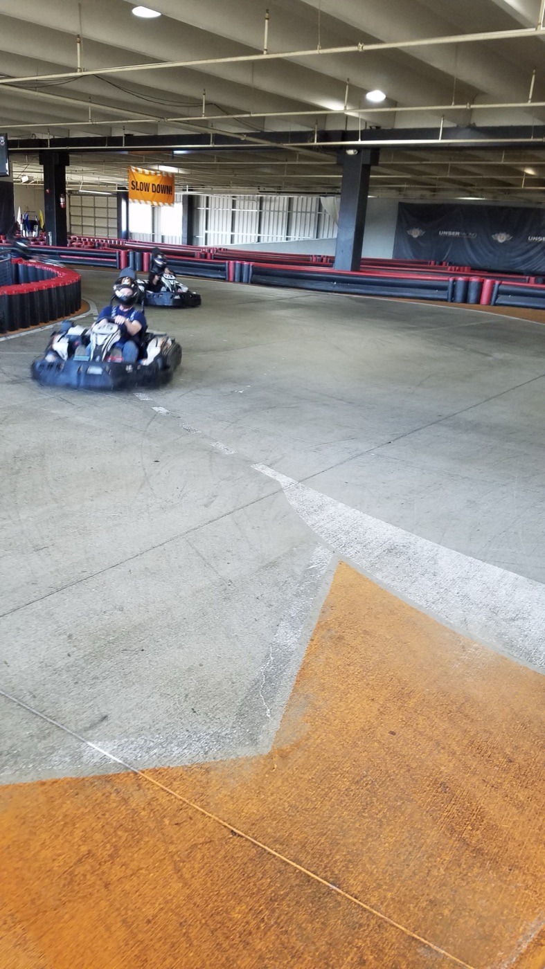 BAN Electric team at the Unser karting event