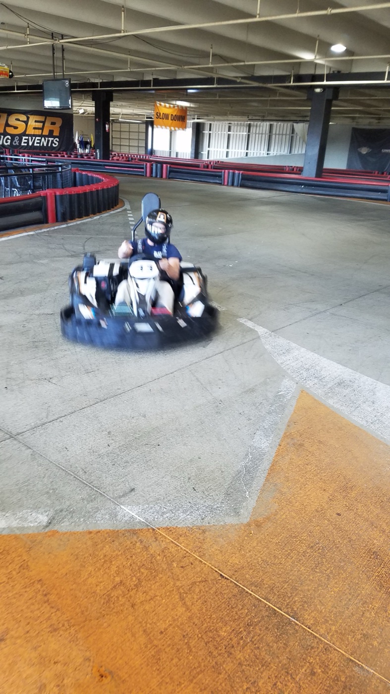 BAN Electric team at the Unser karting event