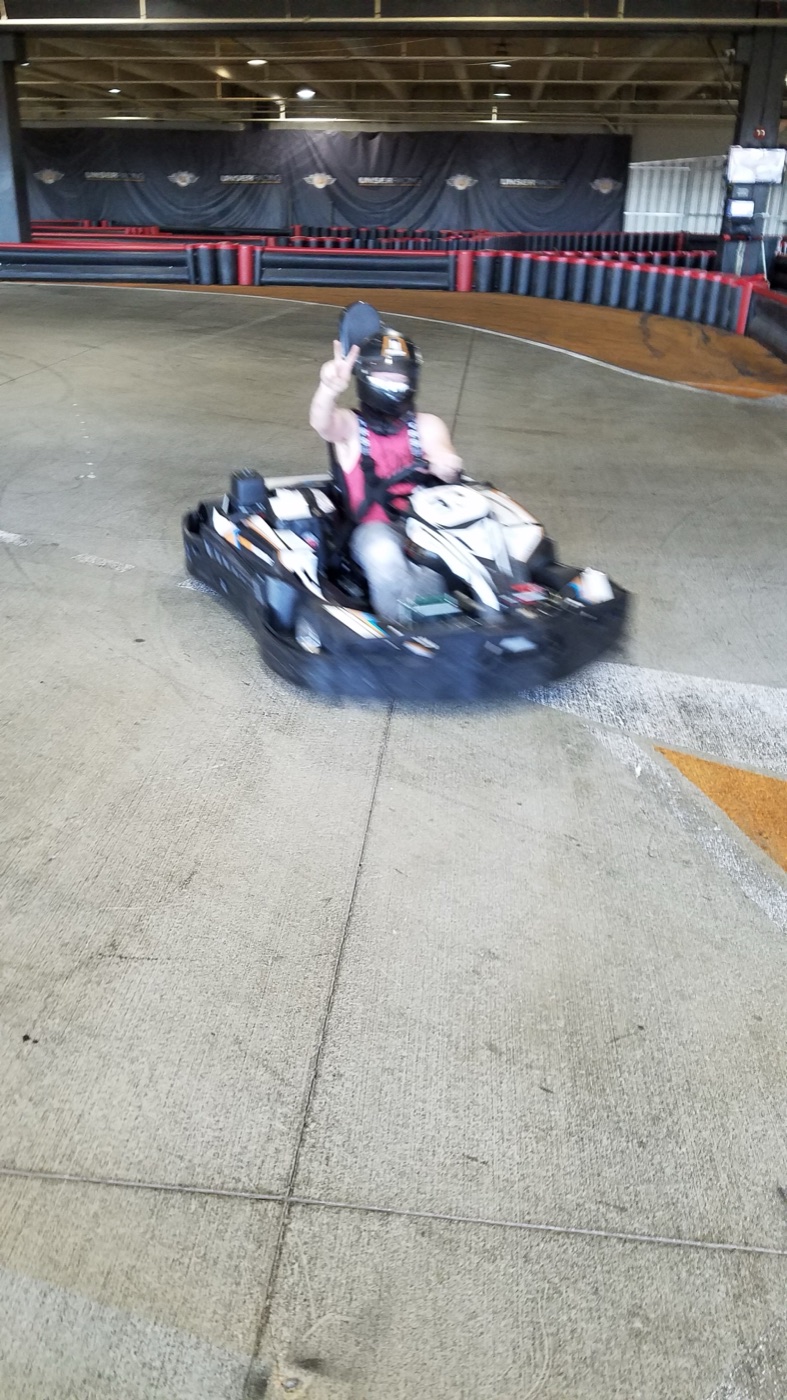 BAN Electric team at the Unser karting event